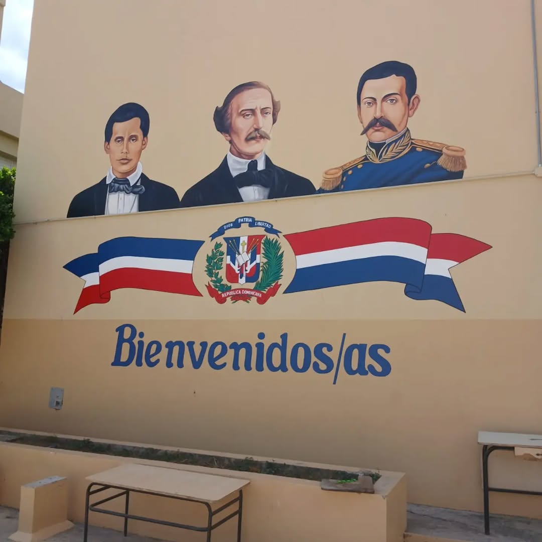 Mural de los Padres de la Patria compartido en el Instagram de Jorge