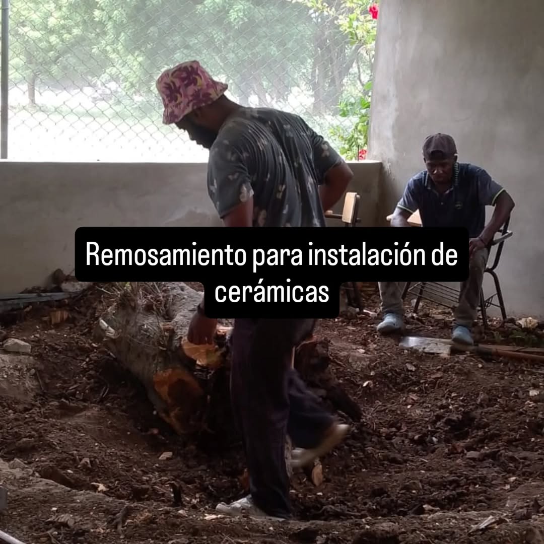 Remozamiento para instalación de cerámicas, imagen compartida por Jorge